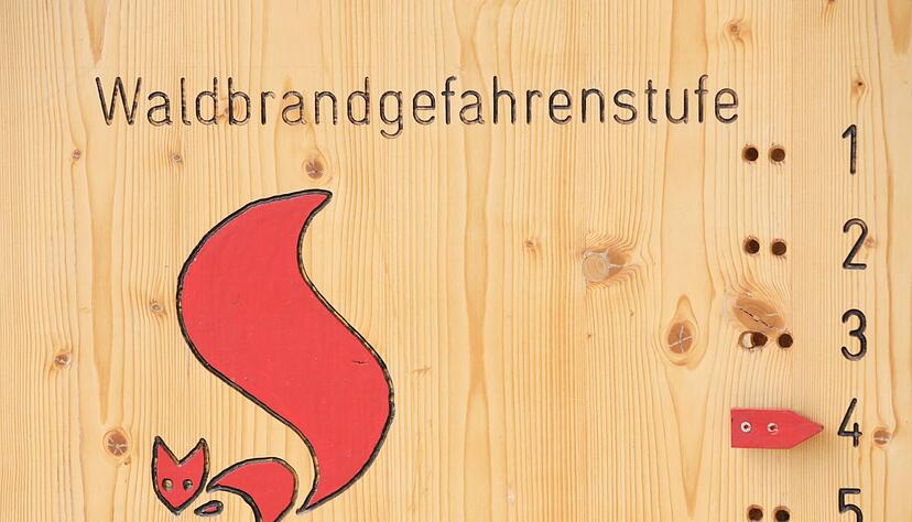 Das Eichhörnchen kennt sich aus: Waldbrandgefahrenstufe 4 herrscht in arg trockenen Wäldern. Hier reichen schon ein paar Funken aus, um einen Waldbrand auszulösen. Das Eichhörnchen kennt sich aus: Waldbrandgefahrenstufe 4 herrscht in arg trockenen Wäldern. Hier reichen schon ein paar Funken aus, um einen Waldbrand auszulösen.