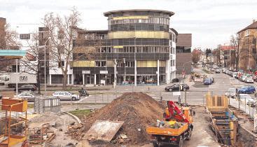 Auf dem Grundstück des projektierten Mercure-Hotels an der Mannheimer Straße sind Archäologen aktiv. Es werden historische Funde vermutet.Foto: Andreas Veigel Auf dem Grundstück des projektierten Mercure-Hotels an der Mannheimer Straße sind Archäologen aktiv. Es werden historische Funde vermutet.Foto: Andreas Veigel