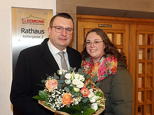 Timo Wenzel (v.l.) mit seiner Frau, Katharina Wenzel.