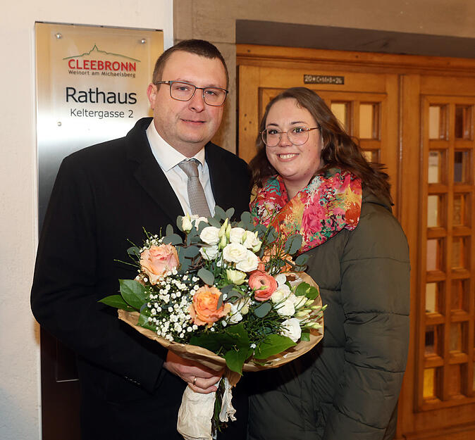 Timo Wenzel (v.l.) mit seiner Frau, Katharina Wenzel.