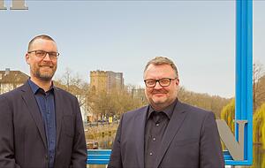 Die Grünen mit Fraktionschef Holger Kimmerle (links) schlagen Andreas Ringle aus Karlsruhe als neuen Heilbronner Baubürgermeister vor. Die Grünen mit Fraktionschef Holger Kimmerle (links) schlagen Andreas Ringle aus Karlsruhe als neuen Heilbronner Baubürgermeister vor.