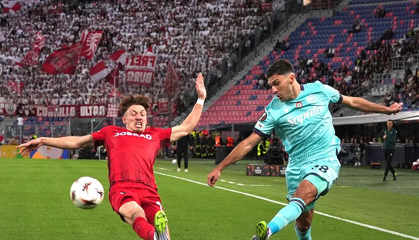 Der SC Freiburg musste beim FC Bologna k&auml;mpfen.