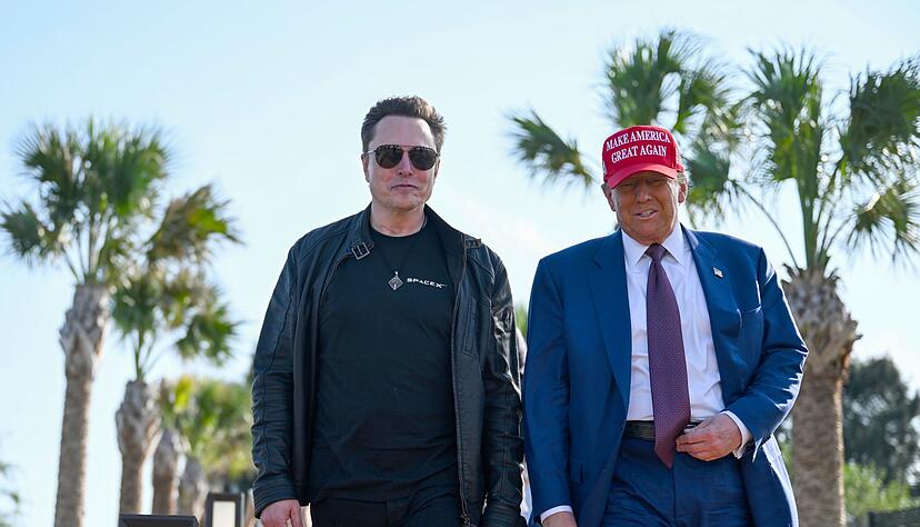 Musk weicht seit Trumps Wahlsieg kaum mehr von dessen Seite. (Archivbild)