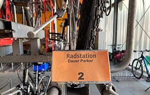 Eindrücke der Radstation in Ludwigsburg. Foto: Simon Gajer
