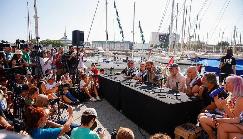 Die Aktion sorgte in Barcelona f&uuml;r Medienrummel und gro&szlig;es Aufsehen.