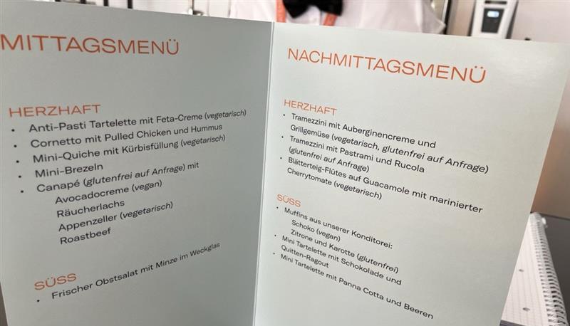 Die Gäste werden zur Feier des Ipai-Spatenstichs in Heilbronn kulinarisch versorgt. Auf der Karte findet sich viel Vegetarisches. Die Gäste werden zur Feier des Ipai-Spatenstichs in Heilbronn kulinarisch versorgt. Auf der Karte findet sich viel Vegetarisches.
