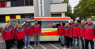 Das Team der ehrenamtlichen Glücksbringer vom DRK Heilbronn rückt aus, wenn es darum geht, Kranken besondere Wünsche zu erfüllen.