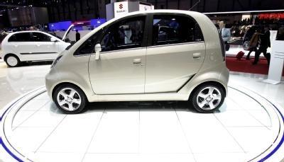 Günstigstes Autos der Welt: In Indien soll der Tata Nano knapp 1440 Euro kosten. Günstigstes Autos der Welt: In Indien soll der Tata Nano knapp 1440 Euro kosten.