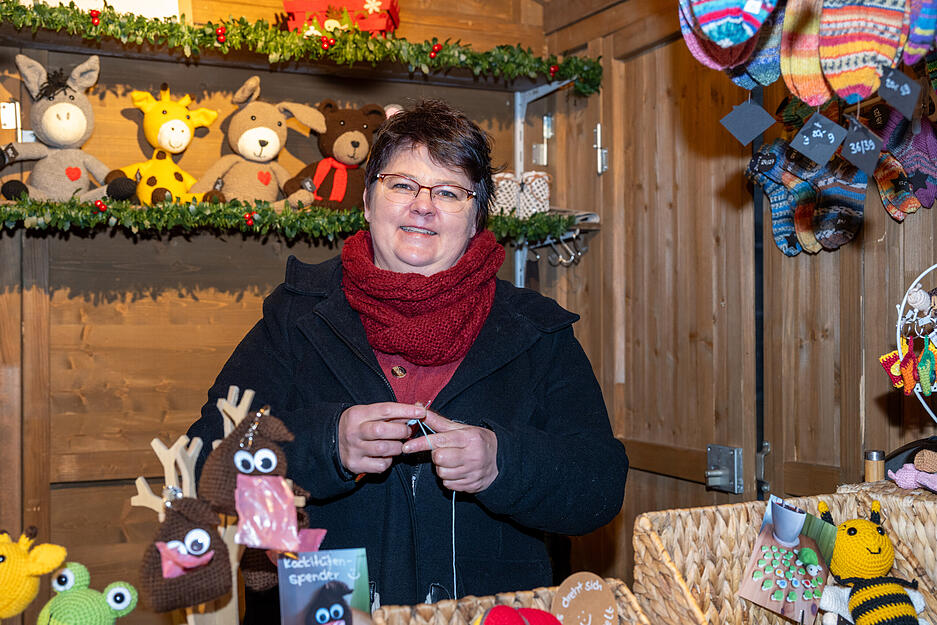 Beim Schlendern über den Markt kann Weihnachtsstimmung aufkommen.