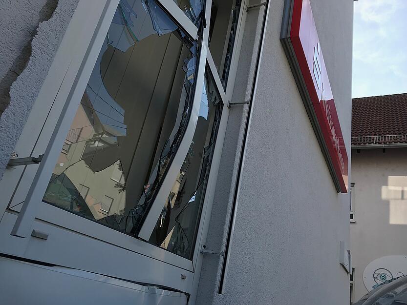 Bankautomaten in Untergruppenbach gesprengt