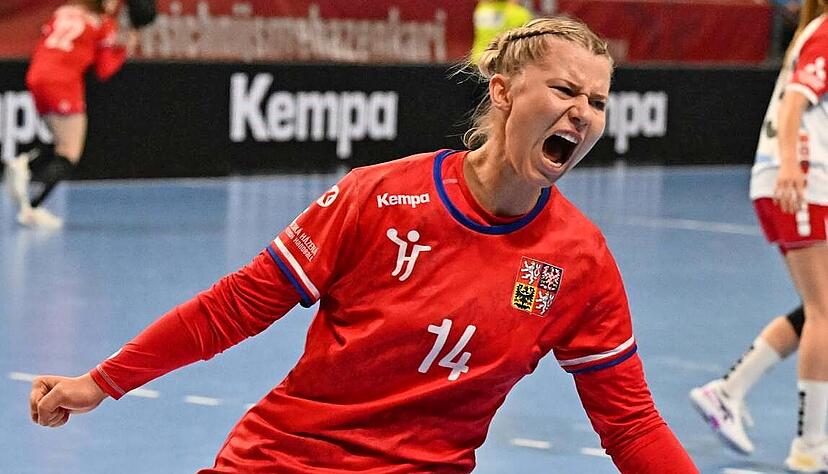 Fünf Mal konnte Kamila Kordovská über eigene Treffer jubeln, doch nach 60 Minuten gab es für Tschechien in Stuttgart die zweite Niederlage.