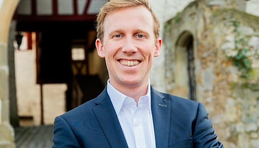 Jan Hambach ist seit 2024 B&uuml;rgermeister von Freiberg.