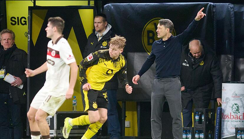 BVB-Trainer Niko Kovac ist unzufrieden mit der spielerischen Leistung seines Teams.