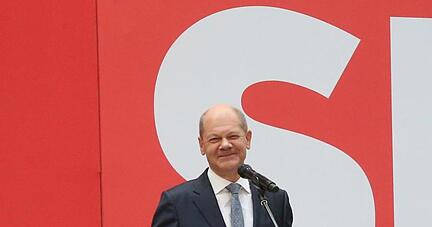 SPD-Kanzlerkandidat Olaf Scholz sieht für seine Partei einen «sichtbaren Auftrag» zur Regierungsbildung. SPD-Kanzlerkandidat Olaf Scholz sieht für seine Partei einen «sichtbaren Auftrag» zur Regierungsbildung.