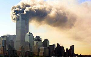 Terrorangriff auf das World Trade Center in New York am 11.9.2001 - Die Macht des Westens habe, verglichen mit der Jahrtausendwende, erheblich abgenommen, sagt Winkler. Terrorangriff auf das World Trade Center in New York am 11.9.2001 - Die Macht des Westens habe, verglichen mit der Jahrtausendwende, erheblich abgenommen, sagt Winkler.
