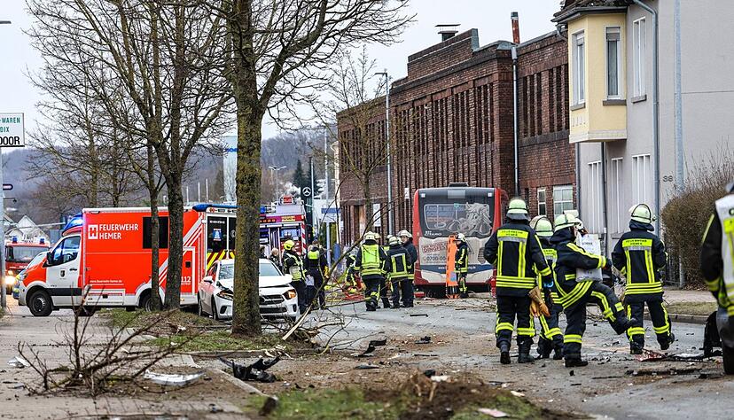 Mehrere Personen sind schwer verletzt worden. Mehrere Personen sind schwer verletzt worden.
