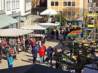 Am Freitag startete der Fischmarkt in der Neckarsulmer Innenstadt.