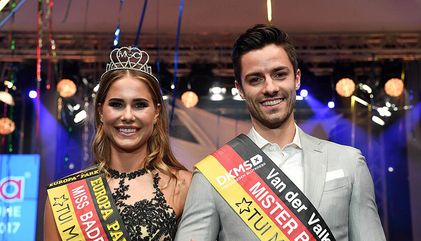 Anahita Rehbein aus Stuttgart und Giuliano Lenz aus Konstanz werden am 03.11.2017 zur Miss und Mister Baden-W&uuml;rttemberg 2018 in der Messe Karlsruhe in Rheinstetten (Baden-W&uuml;rttemberg) gek&uuml;rt.