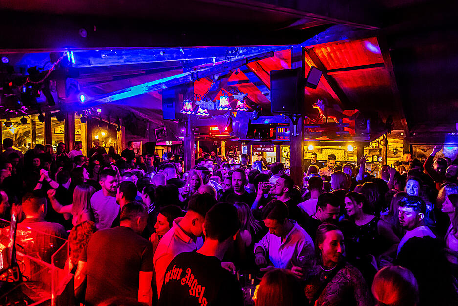Letzter Partyabend im Heilbronner Winterdorf. Letzter Partyabend im Heilbronner Winterdorf.