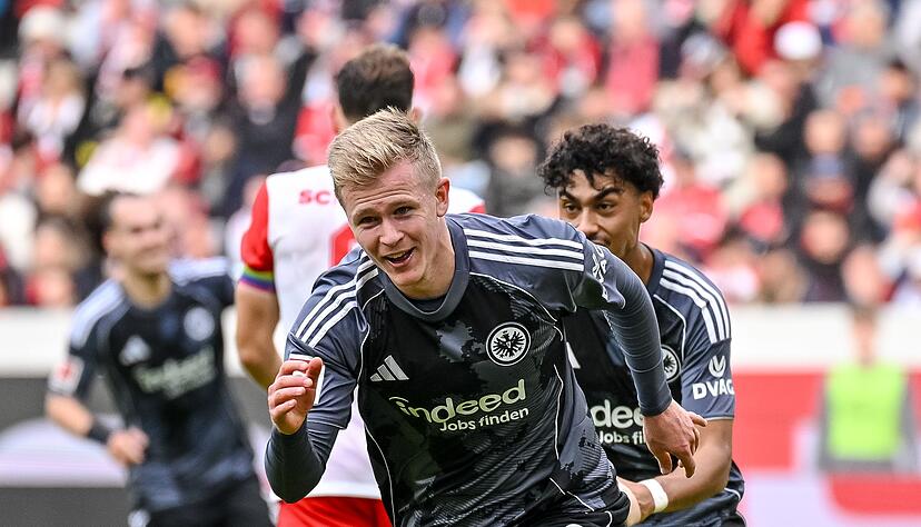 Traf f&uuml;r Frankfurt doppelt in Freiburg, zum Eintracht-Sieg reichte es aber nicht: St&uuml;rmer Jonathan Burkardt.