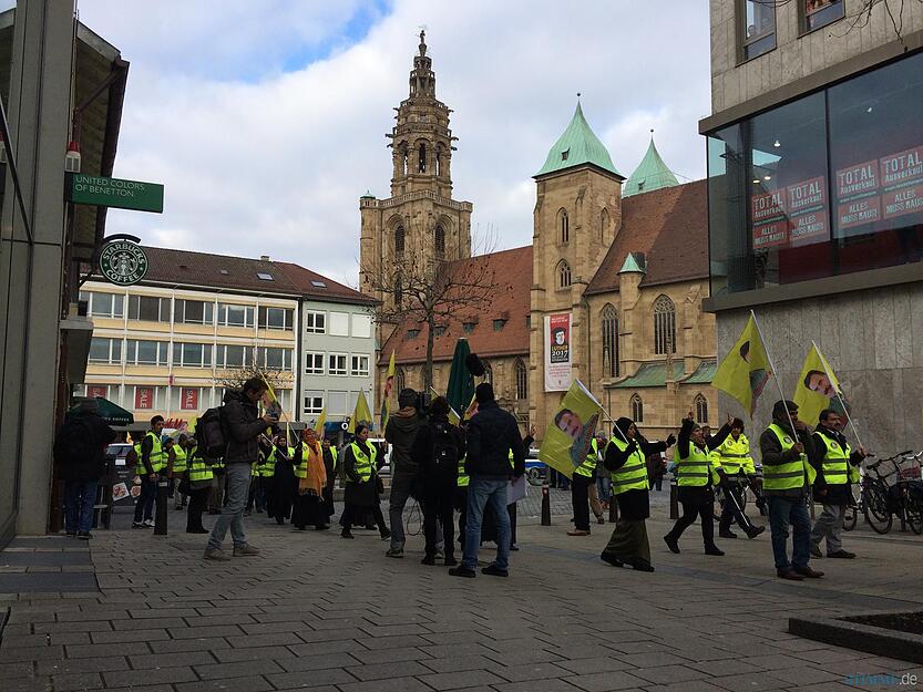 Demo in Heilbronn Demo in Heilbronn