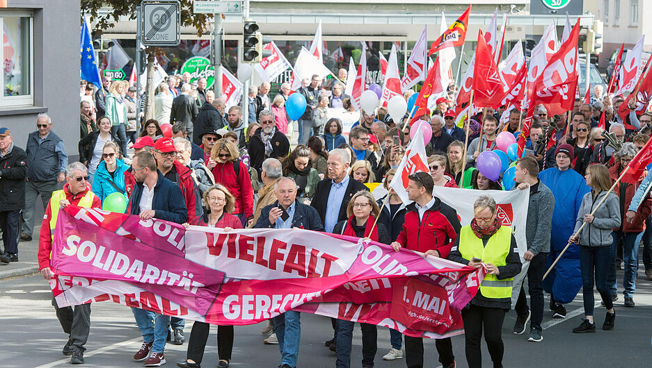 1.-Mai-Demo in Heilbronn