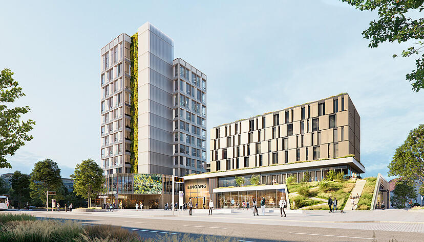 Die Firma Neufeld, Eigentümerin eines Großteils der Wollhaus-Flächen und das Stuttgarter Architekturbüro Blocher Partners, präsentierten ihre Pläne für die Umgestaltung. Die Firma Neufeld, Eigentümerin eines Großteils der Wollhaus-Flächen und das Stuttgarter Architekturbüro Blocher Partners, präsentierten ihre Pläne für die Umgestaltung.