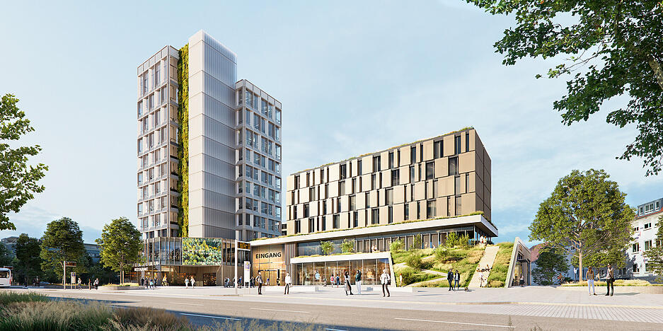 Das Wollhaus soll den Stadtraum maßgeblich verbessern.