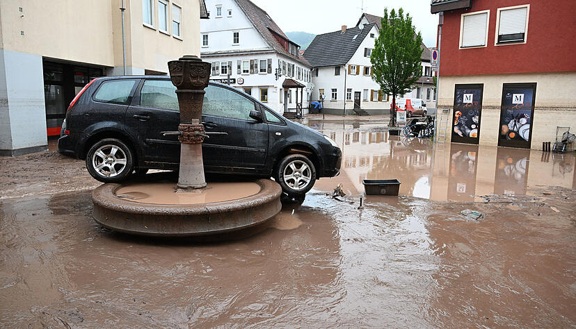 Rudersberg war von dem Unwetter mit Hochwasser im Juni besonders stark betroffen.