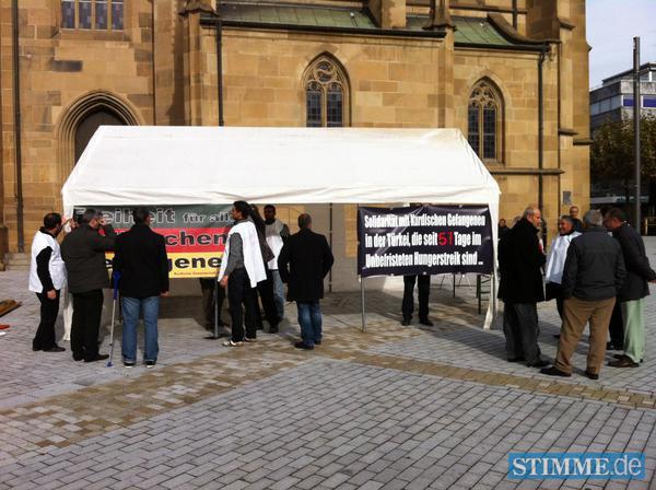 Hungerstreik auf dem Kiliansplatz | 01.11.