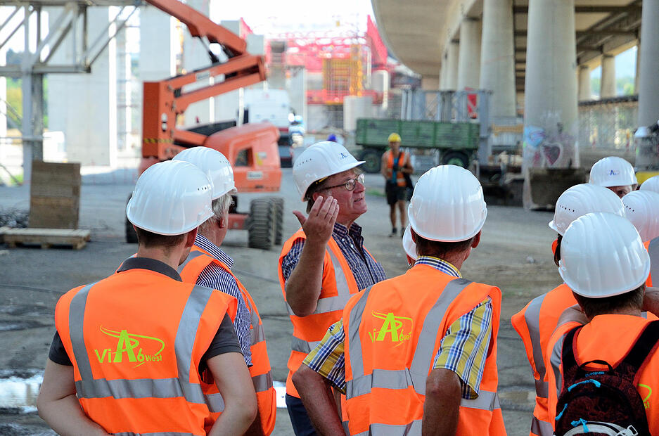 Stimme-Lesersommer: Besuch auf der A6-Baustelle Neckartalübergang