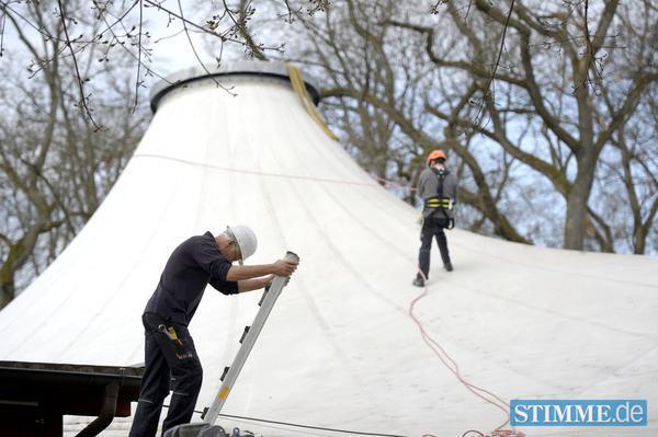 Abbau Gaffenbergzelt | 16.04. Abbau Gaffenbergzelt | 16.04.
