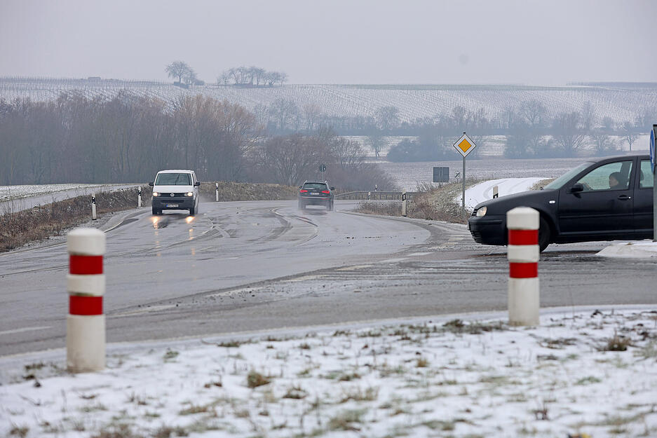 Im Landkreis Heilbronn ist die Schneehöhe gegen Mittwochmittag schon zurückgegangen.