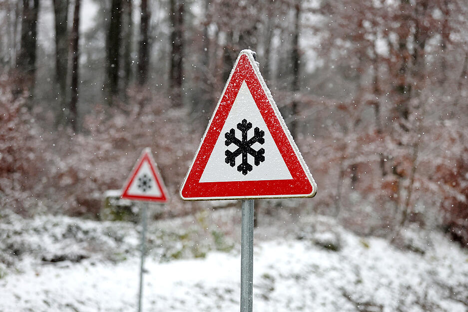 Winterimpressionen in den Löwensteiner Bergen