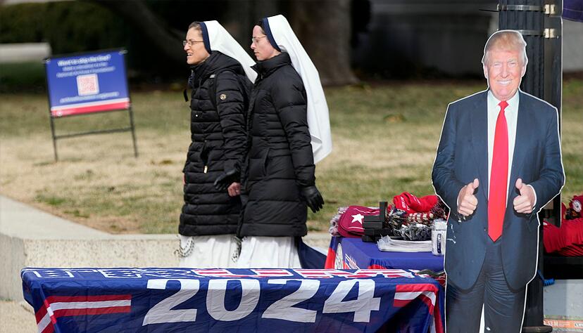 Beim &laquo;March for Life&raquo; hat Trump viele Fans.