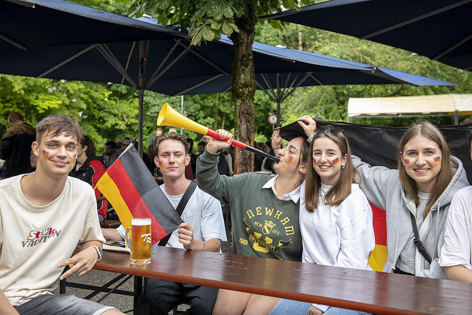Public Viewing in Heilbronn: EM-Achtelfinale Deutschland England