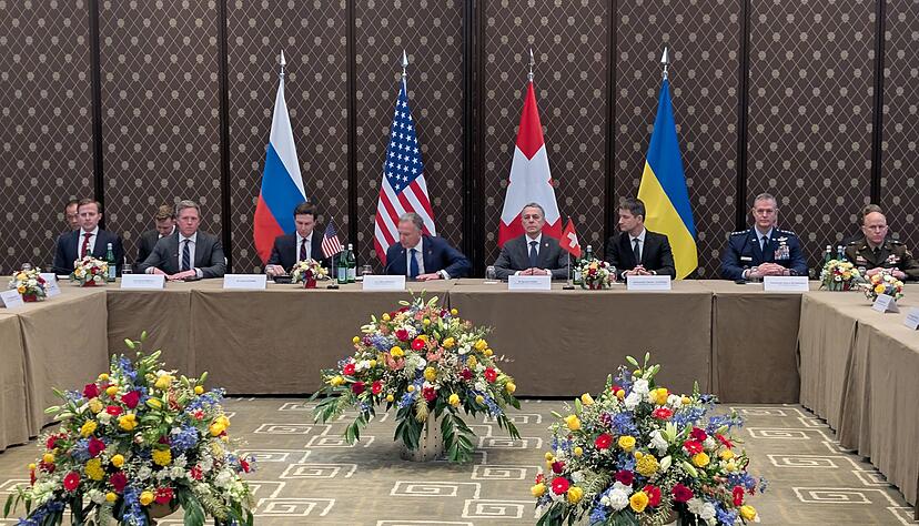 Zuletzt trafen sich Teams aus Russland und der Ukraine unter US-Vermittlung zu direkten Gespr&auml;chen in Genf. (Archivbild)