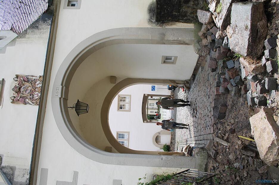 Hochwasser in Kloster Schöntal