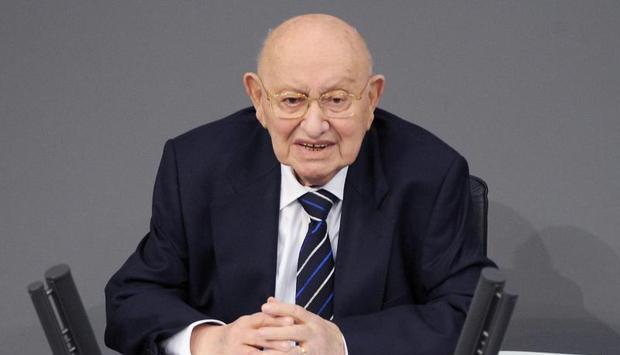 Marcel Reich-Ranicki 2012 im Bundestag in Berlin. Foto:&nbsp;Hannibal Hanschke