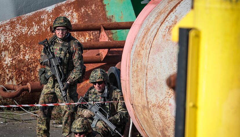 Heimatschützer bei der Bundeswehr-Übung «Fishtown Guard 2024» Heimatschützer bei der Bundeswehr-Übung «Fishtown Guard 2024»