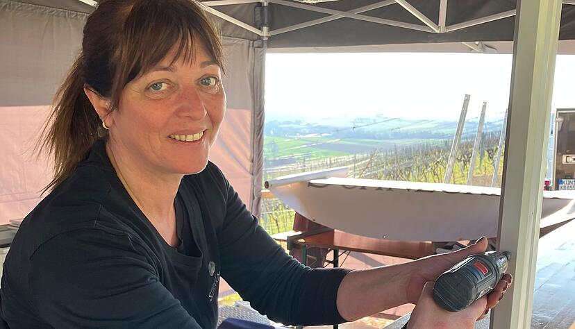 Ab 17 Uhr am Donnerstag tauscht Alexandra Siller die Bohrmaschine gegen den Korkenzieher.