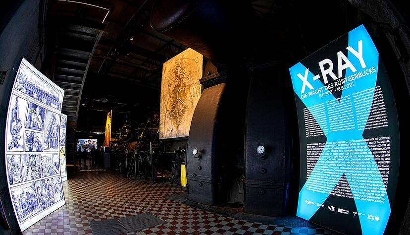 Auf über 6.000 Quadratmetern kann die Ausstellung «X-Ray - Die Macht des Röntgenblicks» besichtigt werden. Auf über 6.000 Quadratmetern kann die Ausstellung «X-Ray - Die Macht des Röntgenblicks» besichtigt werden.