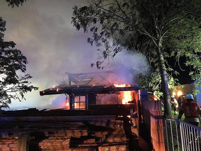 Brand in Gundelsheim