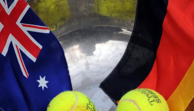 Deutschland trifft im Davis Cup zum siebten Mal auf Australien. Foto: Daniel Reinhardt