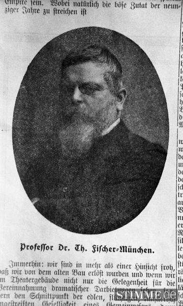 1908 wird der bekannte Theaterarchitekt Dr. Theodor Fischer auf Anregung von Silberwarenfabrikant Hofrat Peter Bruckmann mit dem Bau des Heilbronner Stadttheaters beauftragt.