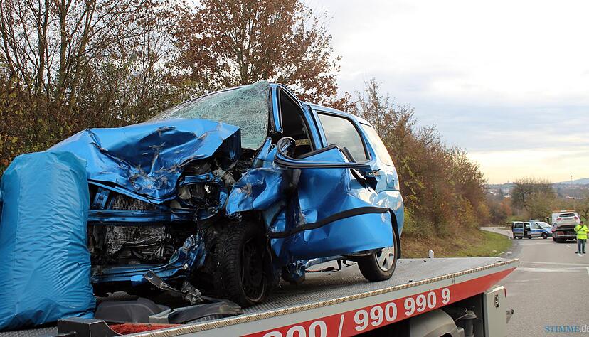 Tödlicher Verkehrsunfall bei Öhringen Tödlicher Verkehrsunfall bei Öhringen