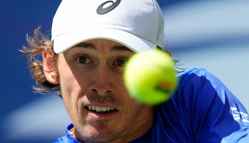 Für ihn ist Schluss: Der Australier Alex de Minaur schied im Viertelfinale aus.