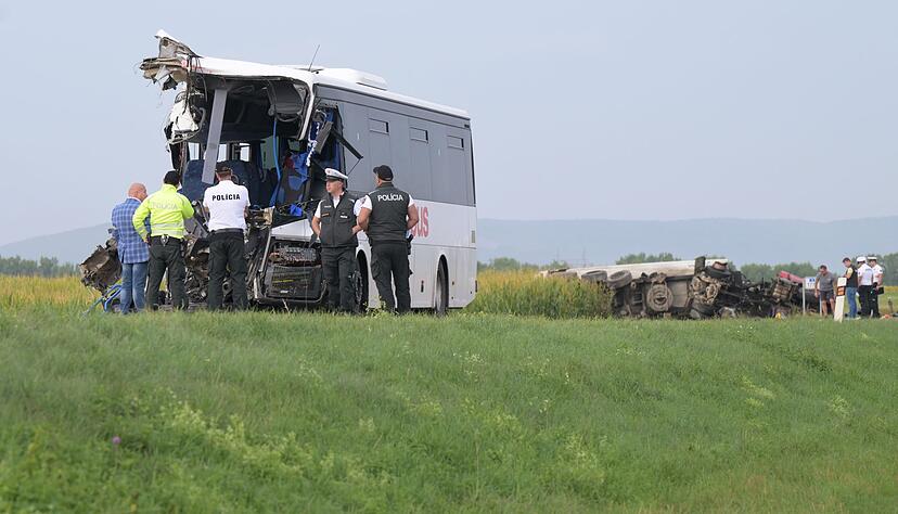 Der Linienbus war auf einer Regionalverbindung in der Ostslowakei unterwegs.