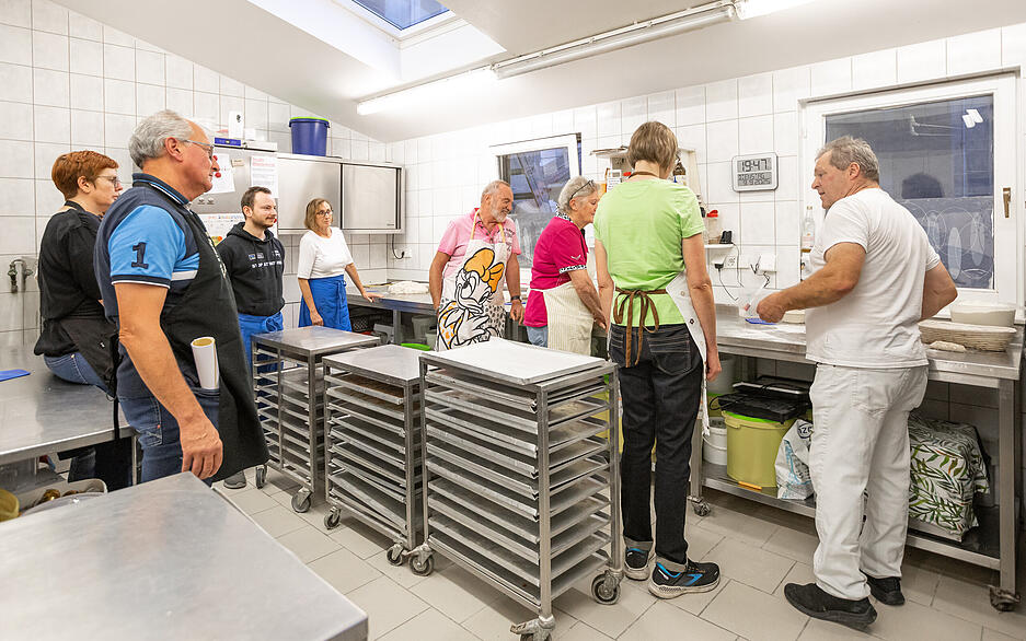 Brot backen in der Oettinger Mühle in Ilsfeld: Hier lernen Teilnehmer echtes Handwerk.