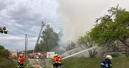 Brand Gewerbebetrieb Oberkessach Brand Gewerbebetrieb Oberkessach